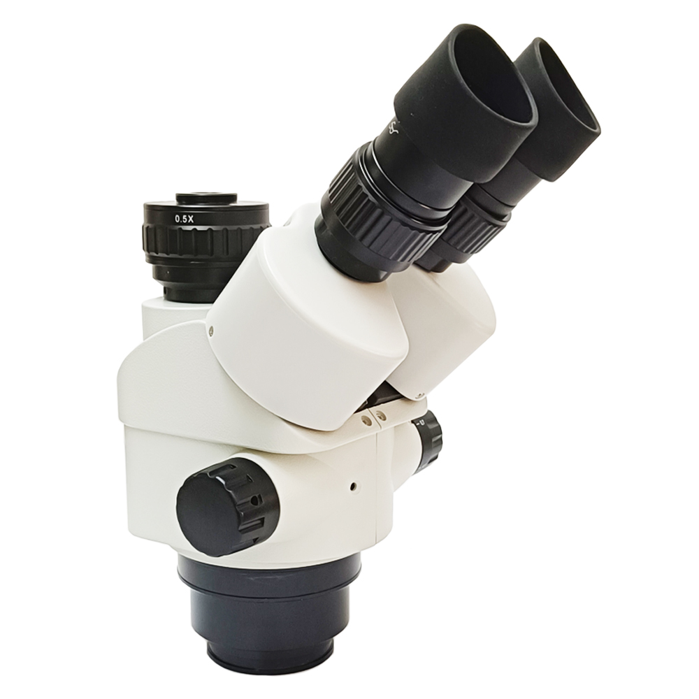 Trinocular Stereo Microscope 7X-45X - 7X-45X Professional Plastic trinocular microsocpe head
