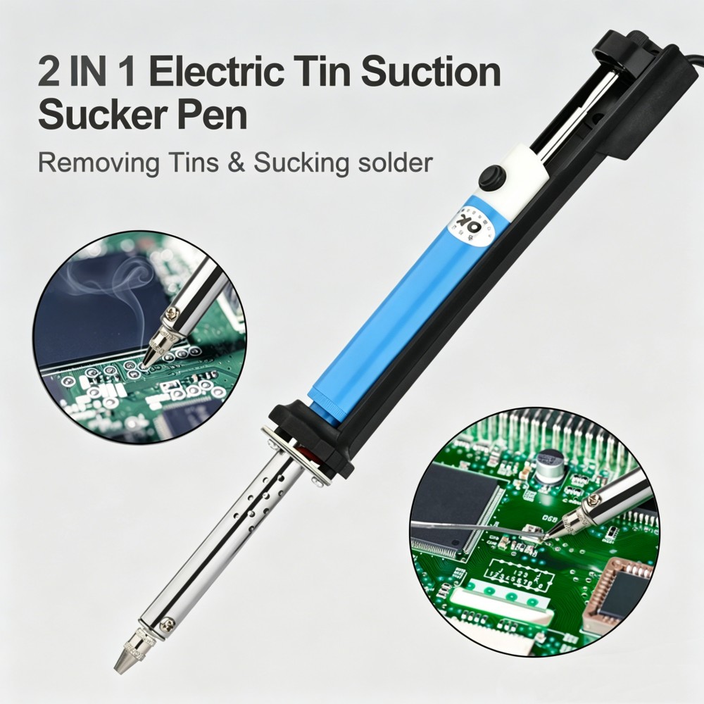 Desoldering Pump Electric Vacuum Station - Electric Desoldering Machine Pen AC 220V