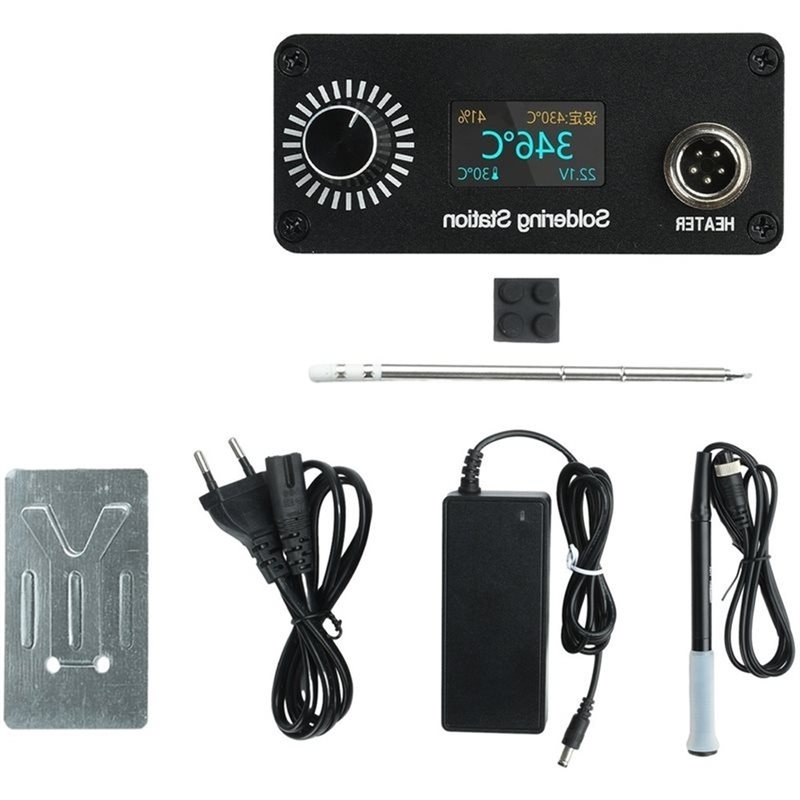 T12 Soldering Station Oled - AB11-T12 For Home Repairing Soldering Station