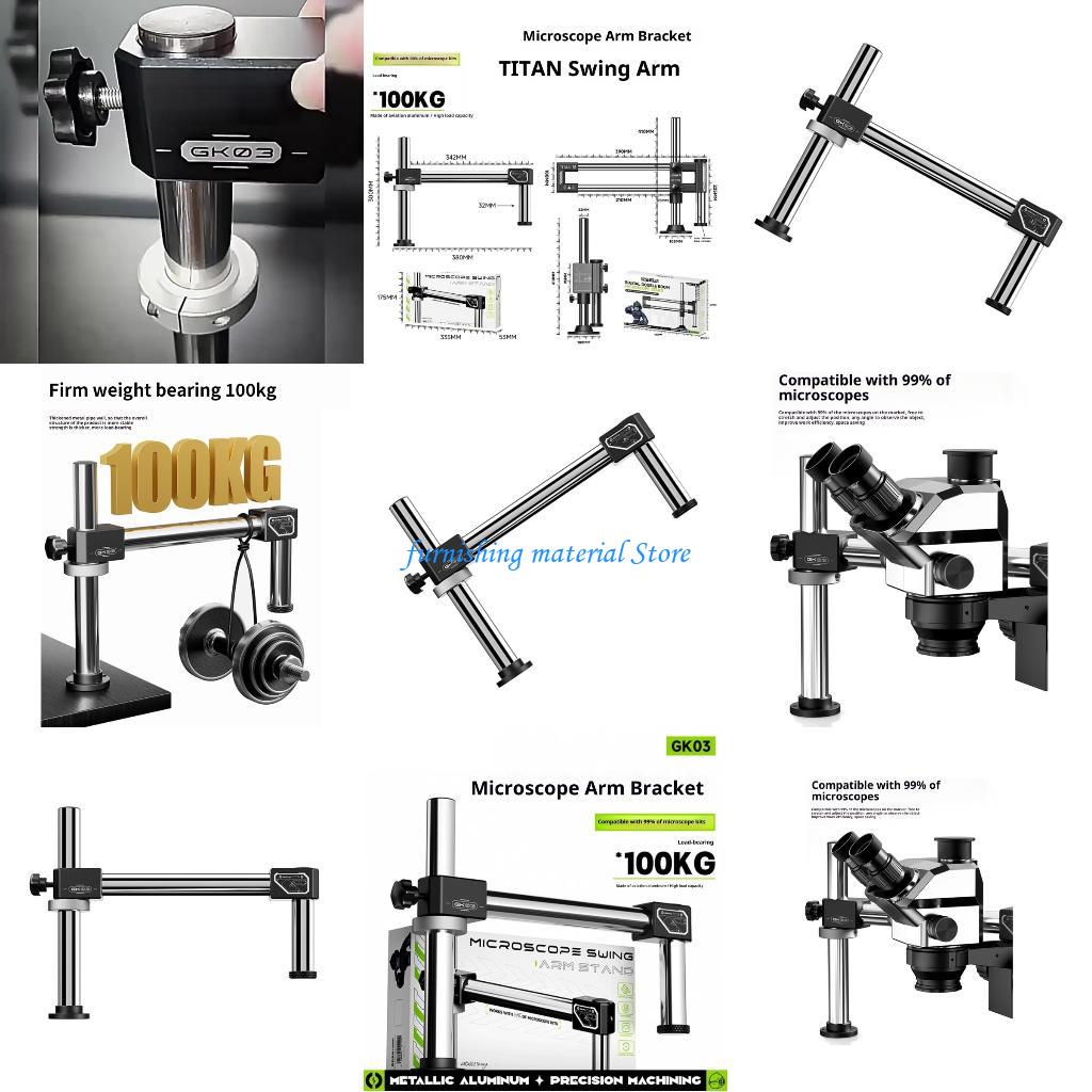 Articulating Arm Boom Stand Microscope - Y5GD Double Arm Boom Stand Bàn