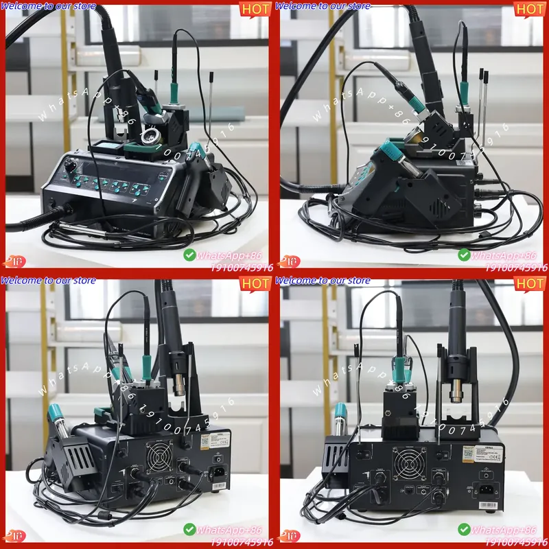 Desoldering Pump Electric Vacuum Station - 2026 YIHUA-948D IV 5-in-1 Soldering Station