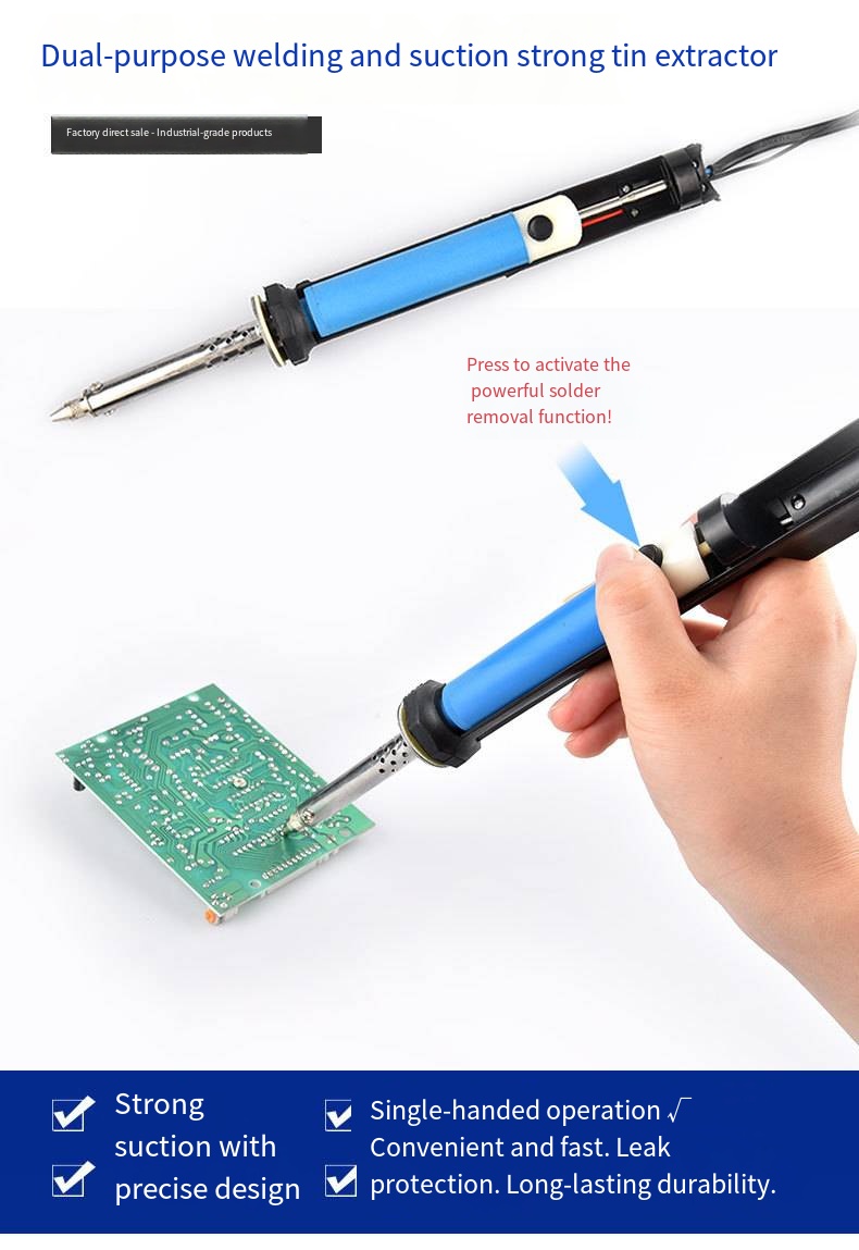 Desoldering Pump Electric Vacuum Station - AC 110V/220V Điện Tín Hút Hút