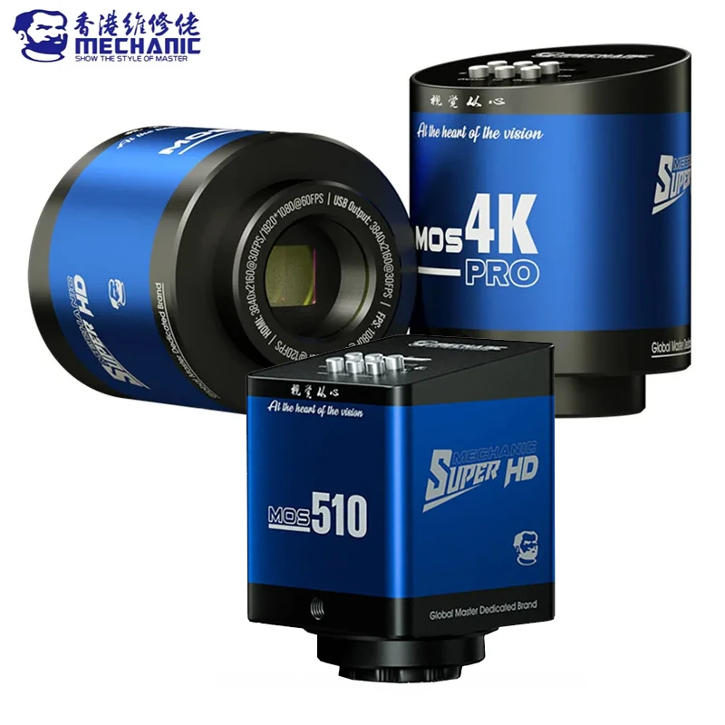 4K Microscope Camera Sony Sensor - New MECHANIC IMX 307/415/678 Sony Sensor