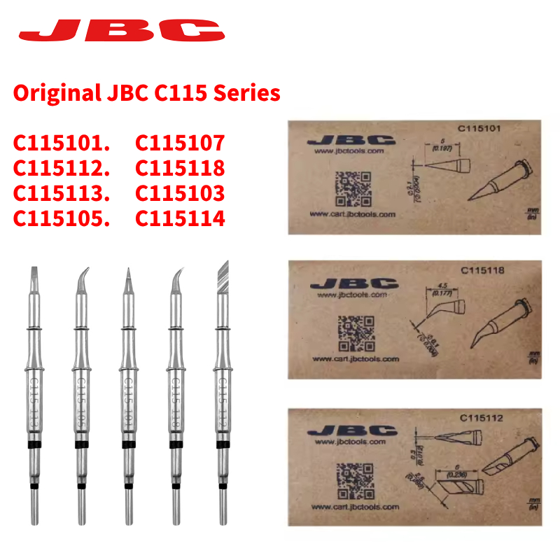 C115 Nano Soldering Iron Station - Original JBC C115 Soldering Iron Tip