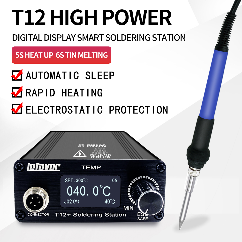 T12 Soldering Station Oled - T12 + Tặng Bộ Hàn Hàn