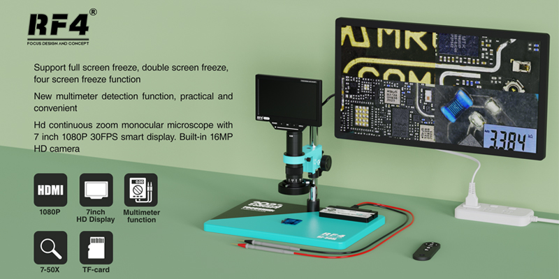 1080P 4K HDMI USB Industrial D - đánh giá và giá Simul-Focal Industrial Microscope 4K Hdmi