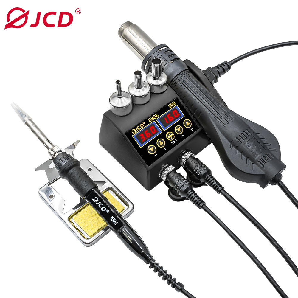 JCD 2 in 1 750W Soldering Stat - đánh giá và giá 2 In 1 Soldering Rework Station 750W