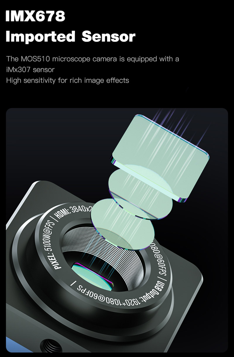 MECHANIC Industrial Microscope - đánh giá và giá 4K Microscope Camera Sony Sensor