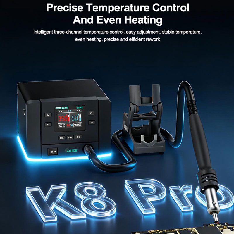QUICK K8 Pro Intelligent Hot A - đánh giá và giá Infrared Bga Rework Station
