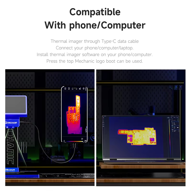 Mechanic iScout 3D Thermal Ima - đánh giá và giá Thermal Imaging Camera Pcb Repair