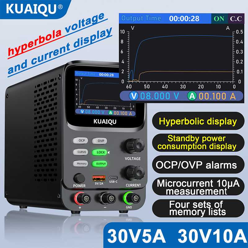 KUAIQU 5-Digit Ultra Precision - đánh giá và giá High Precision Dc Power Supply 30V 10A