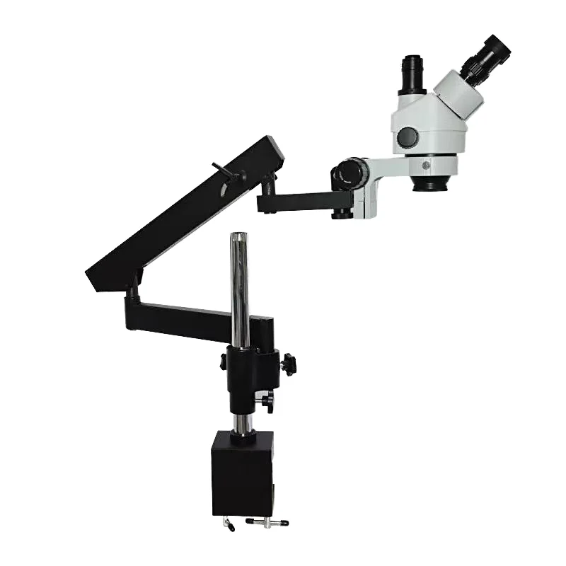 Flexible Moving Articulated Ar - đánh giá và giá Articulating Arm Boom Stand Microscope