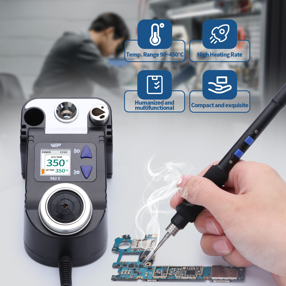 WEP Precision Soldering Iron K - đánh giá và giá C210 Precision Soldering Station