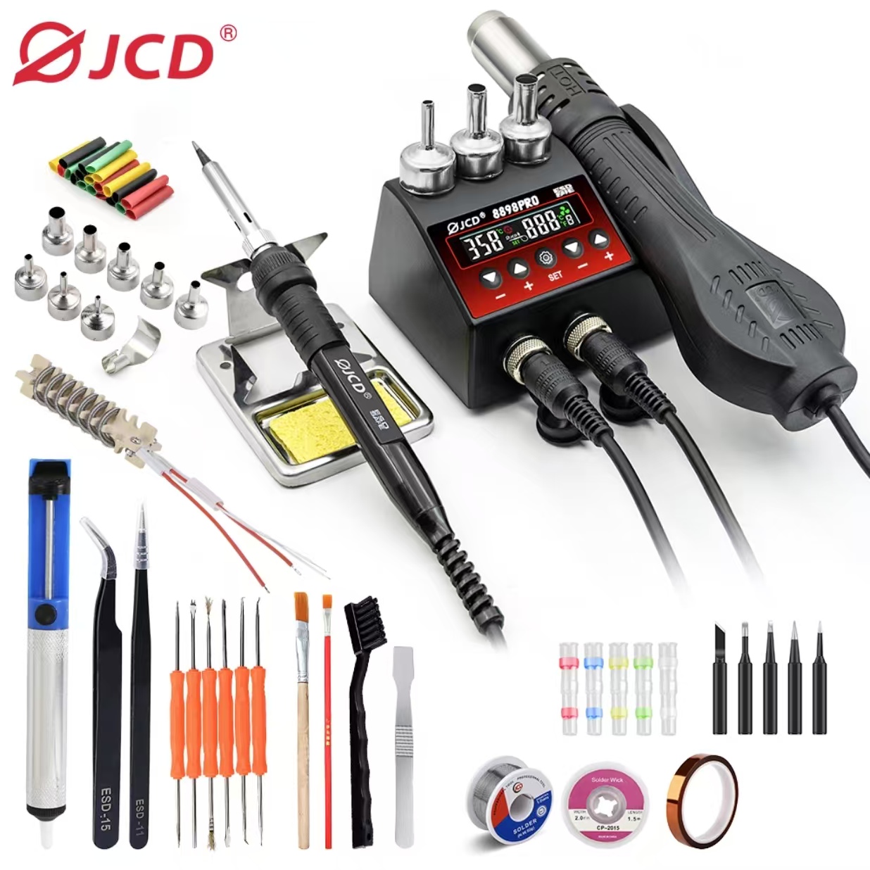 750W SMD Rework Soldering Stat - đánh giá và giá 2 In 1 Soldering Rework Station 750W