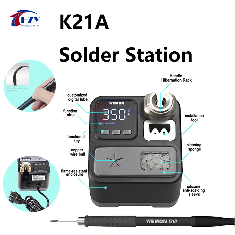 WEMON K21A T210 Soldering Stat - đánh giá và giá C210 Precision Soldering Station