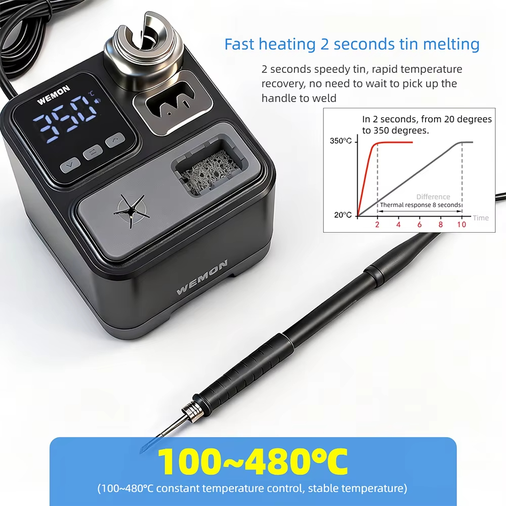 WEMON K21A T210 Soldering Stat - đánh giá và giá C210 Precision Soldering Station