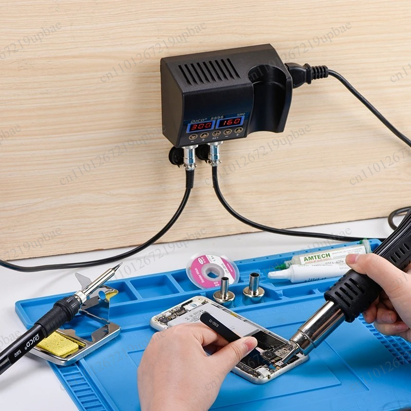 8898 2‑in‑1 750W LCD Digital S - đánh giá và giá 2 In 1 Soldering Rework Station 750W