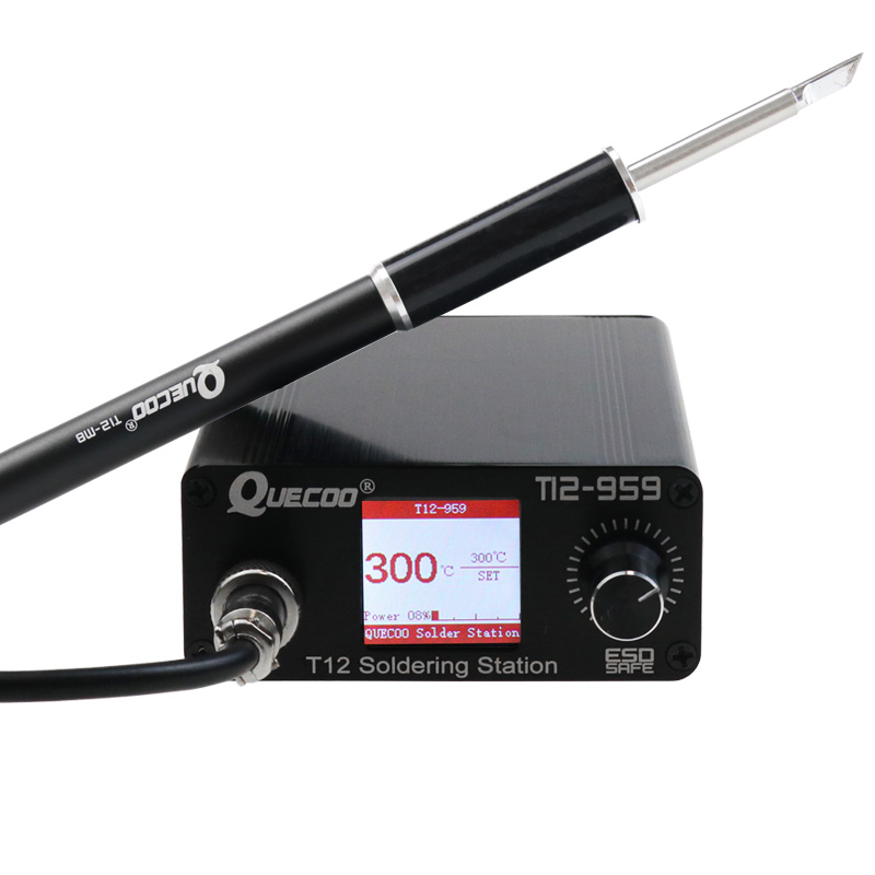 T12-959 V5.1 Bộ Hàn Que Hàn Sắ - đánh giá và giá T12 Soldering Station Oled