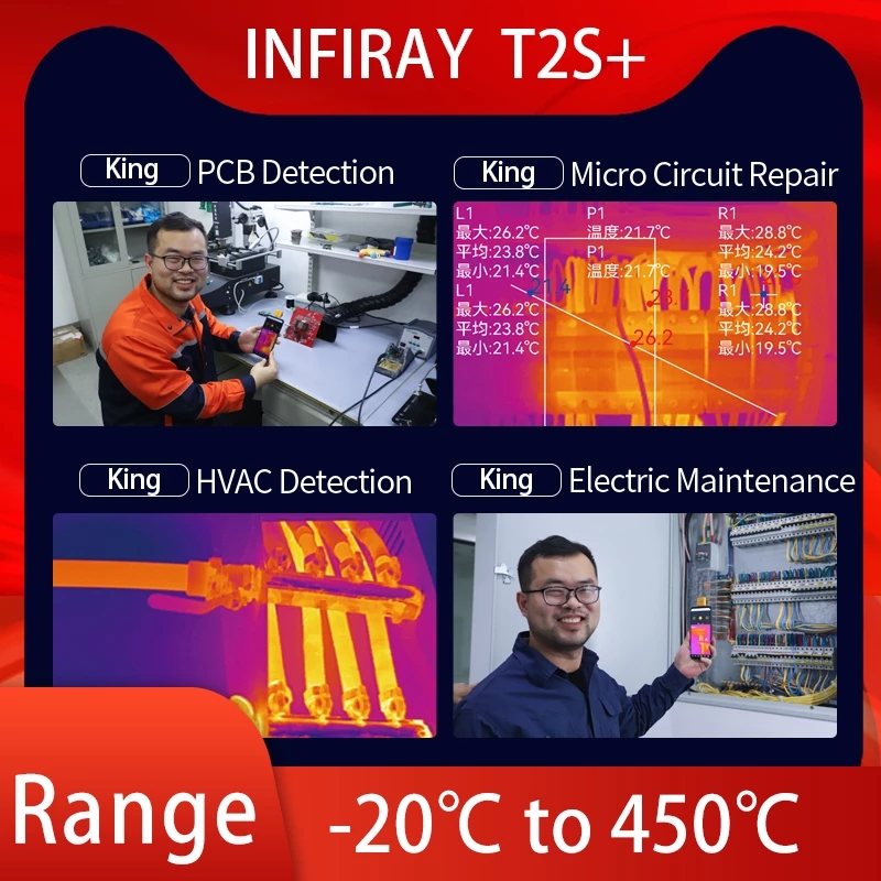 InfiRay T2S Plus Thermal Image - đánh giá và giá Thermal Imaging Camera Pcb Repair
