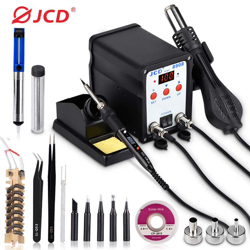 JCD Bộ Hàn 2 Trong 1 Hàn Sửa C - đánh giá và giá 2 In 1 Soldering Rework Station 750W