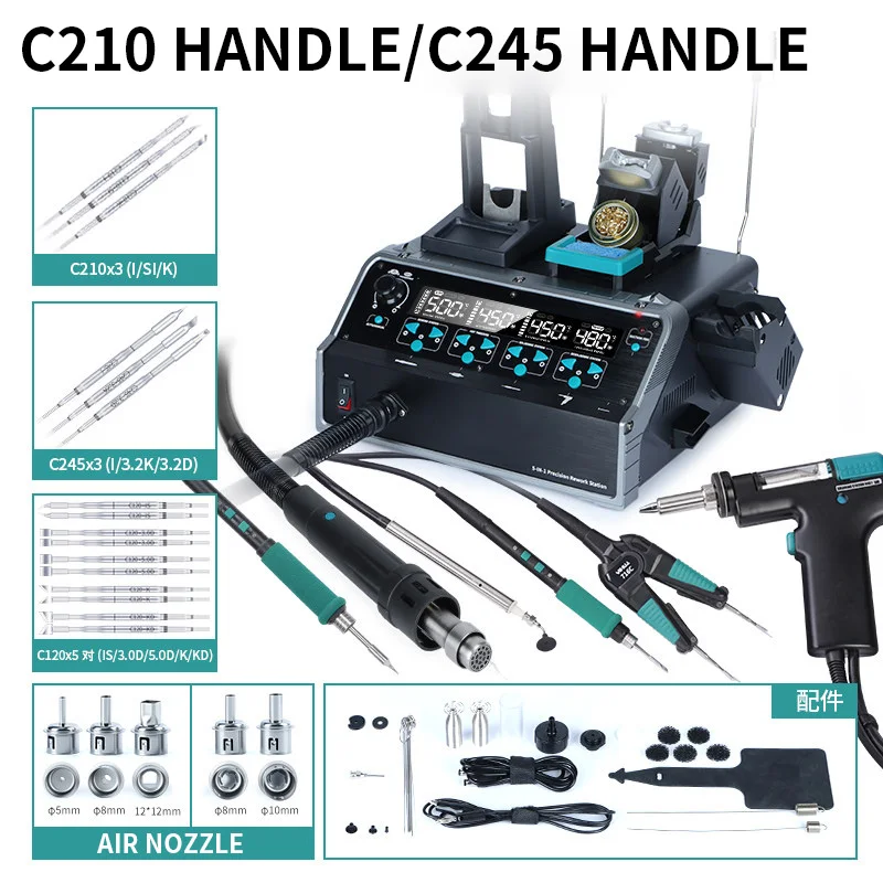 5-in-1 Desoldering Station Pre - đánh giá và giá C210 Precision Soldering Station