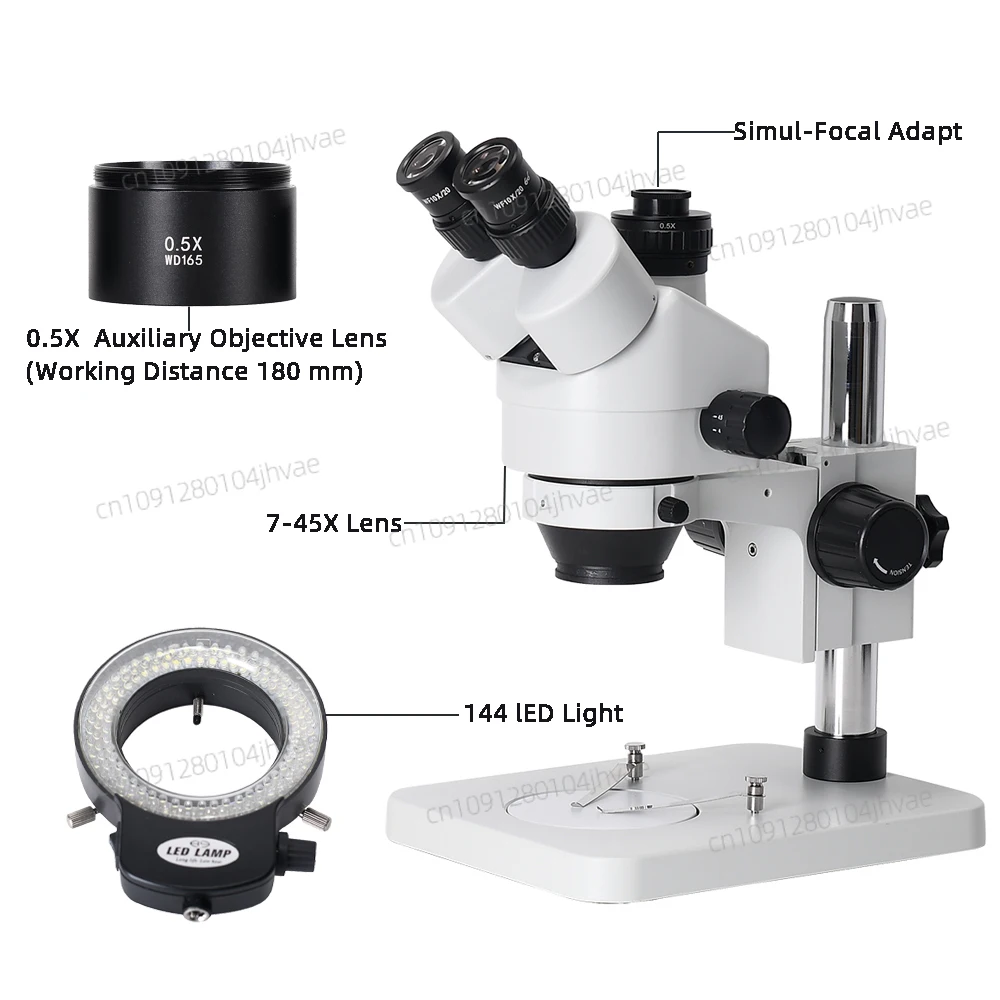 2025 NEW Real Photo 3.5X-45X   - đánh giá và giá Trinocular Stereo Microscope 7X-45X