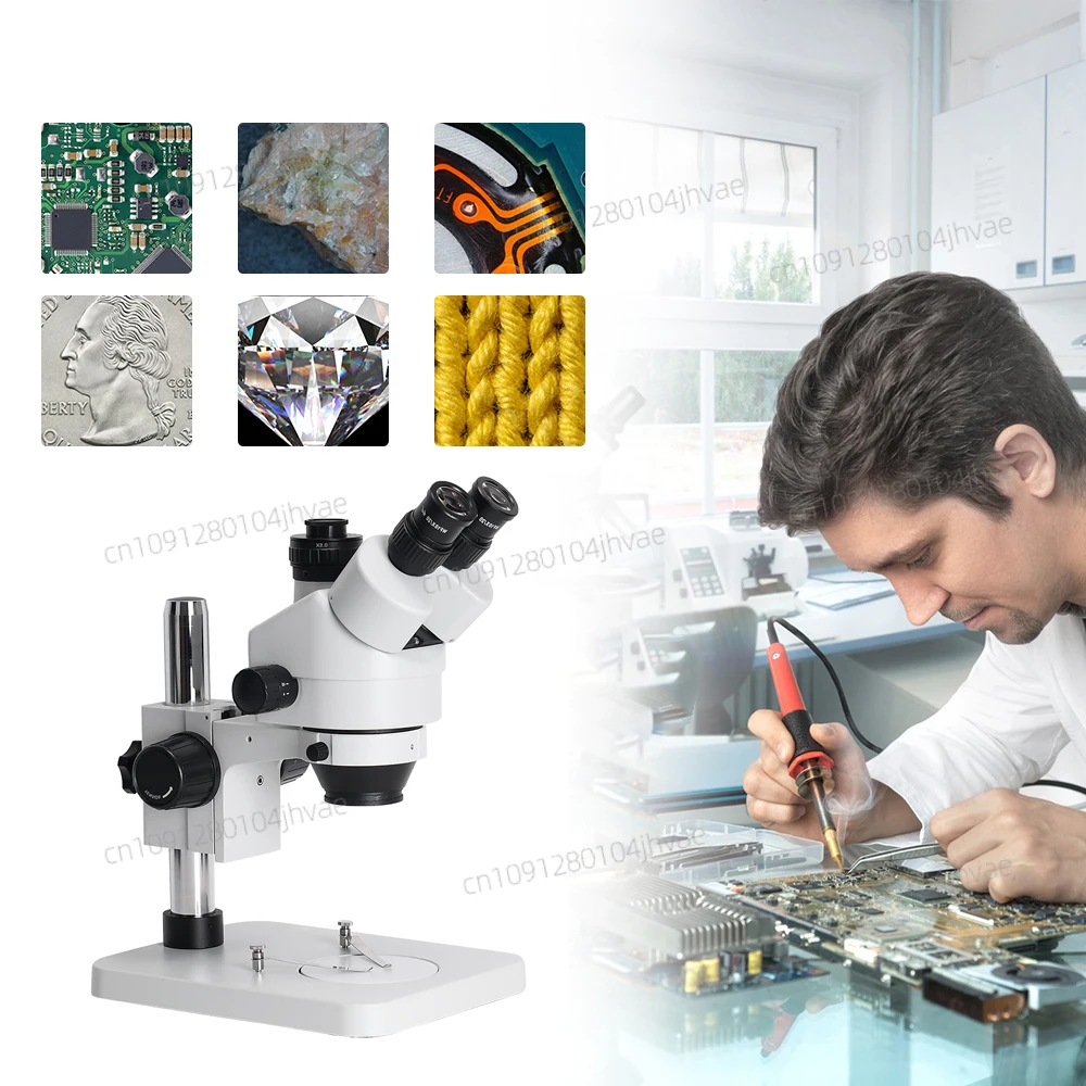 2025 NEW Real Photo 3.5X-45X   - đánh giá và giá Trinocular Stereo Microscope 7X-45X