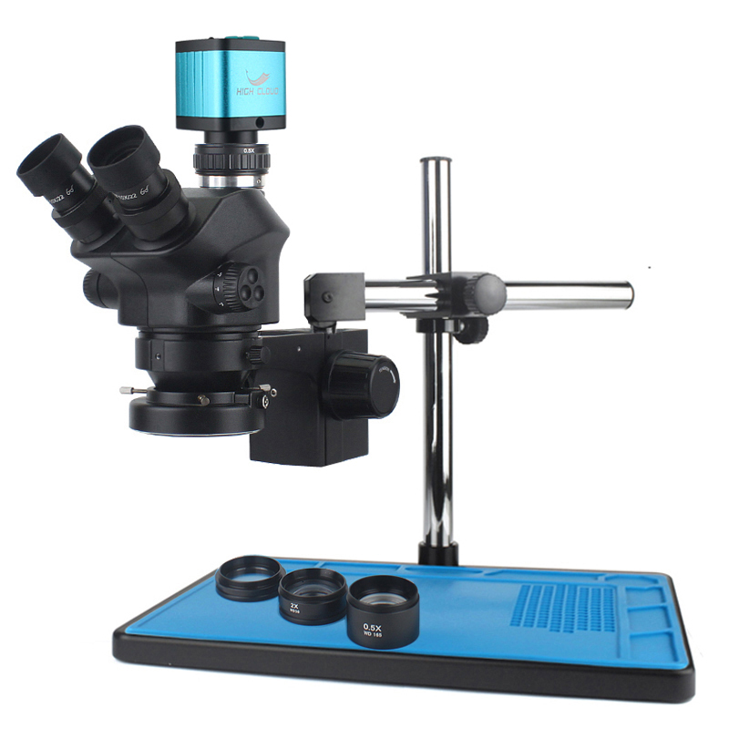 3.5X-100X Industrial Lab Simul - đánh giá và giá Simul-Focal Industrial Microscope 4K Hdmi