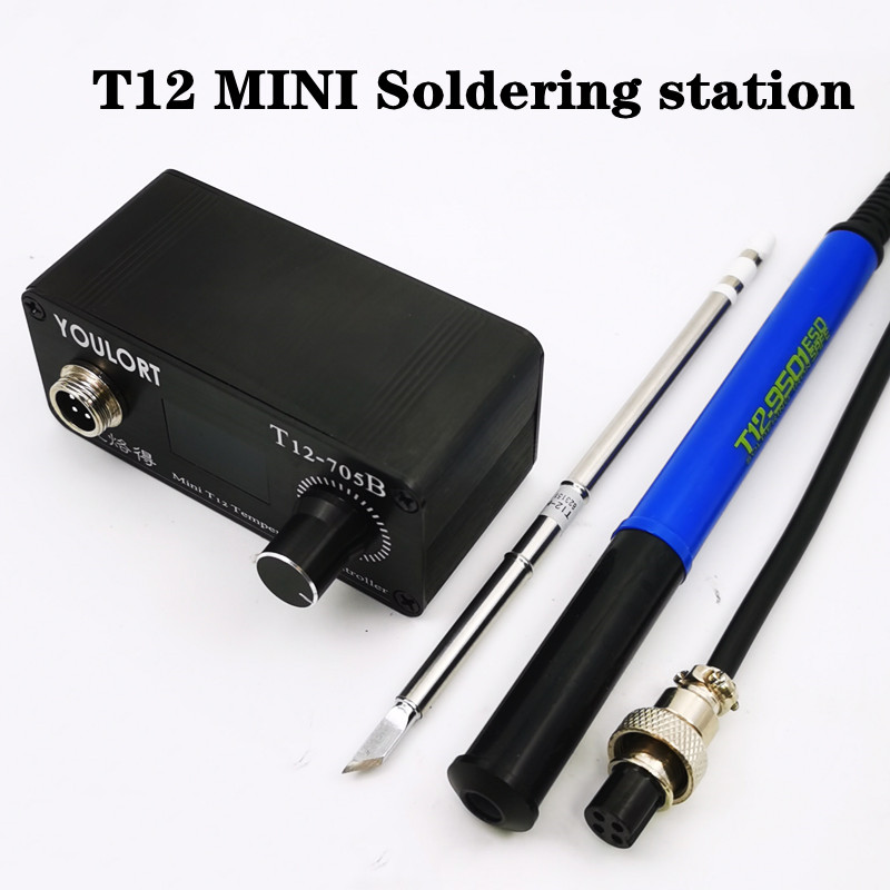 MINI T12-705B Soldering Iron s - đánh giá và giá T12 Soldering Station Oled