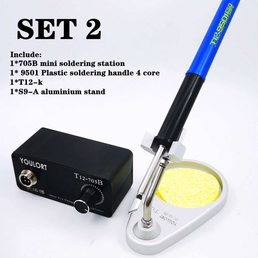 MINI T12-705B Soldering Iron s - đánh giá và giá T12 Soldering Station Oled