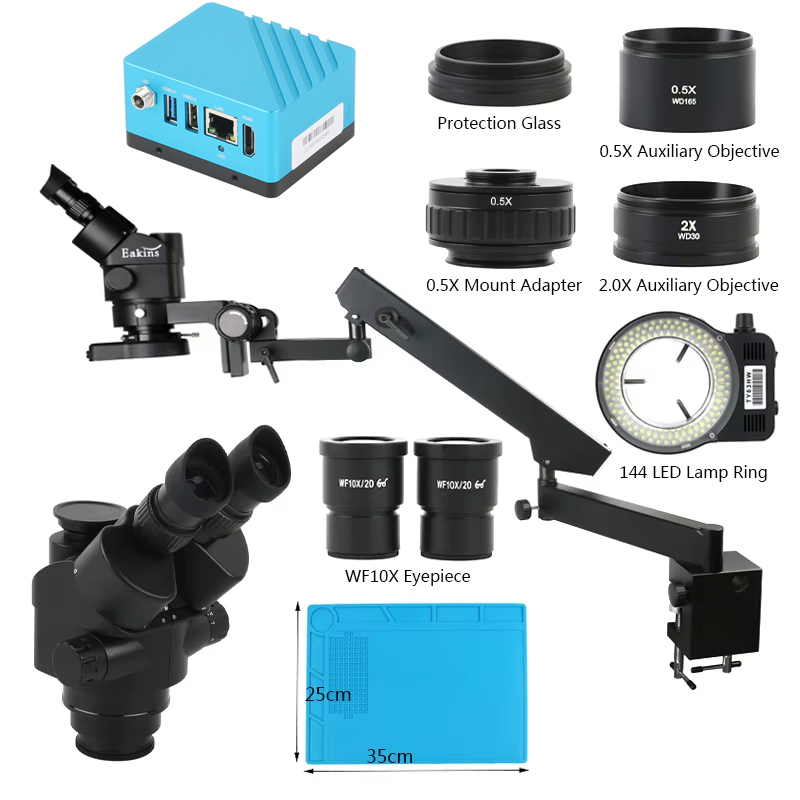 UHD 4K IMX334 HDMI Digital Vid - đánh giá và giá Simul-Focal Industrial Microscope 4K Hdmi