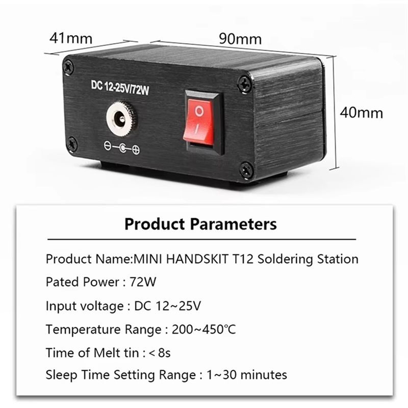 AB11-T12 For Home Repairing So - đánh giá và giá T12 Soldering Station Oled