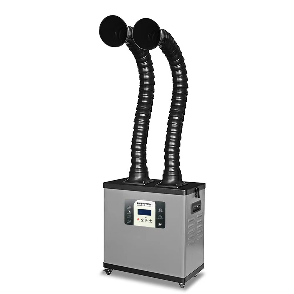 C200Y Portable High Power Dual - đánh giá và giá Fume Extractor Soldering Dual Arm