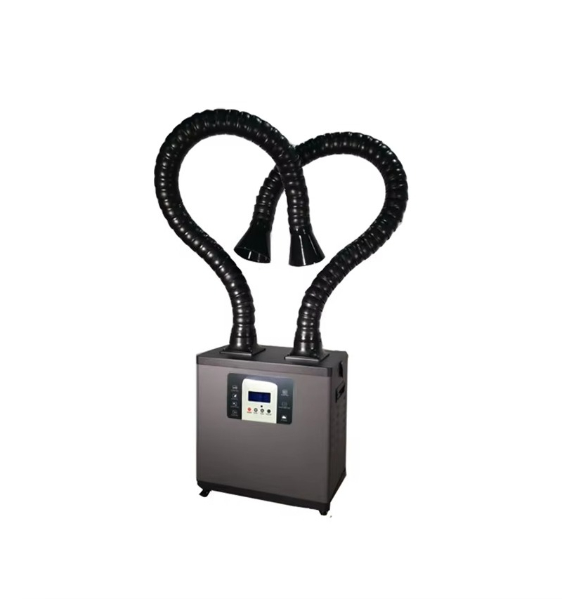 C200Y Portable High Power Dual - đánh giá và giá Fume Extractor Soldering Dual Arm