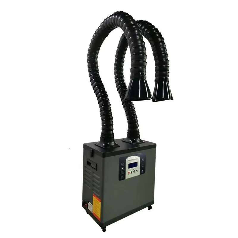 C200Y Portable High Power Dual - đánh giá và giá Fume Extractor Soldering Dual Arm