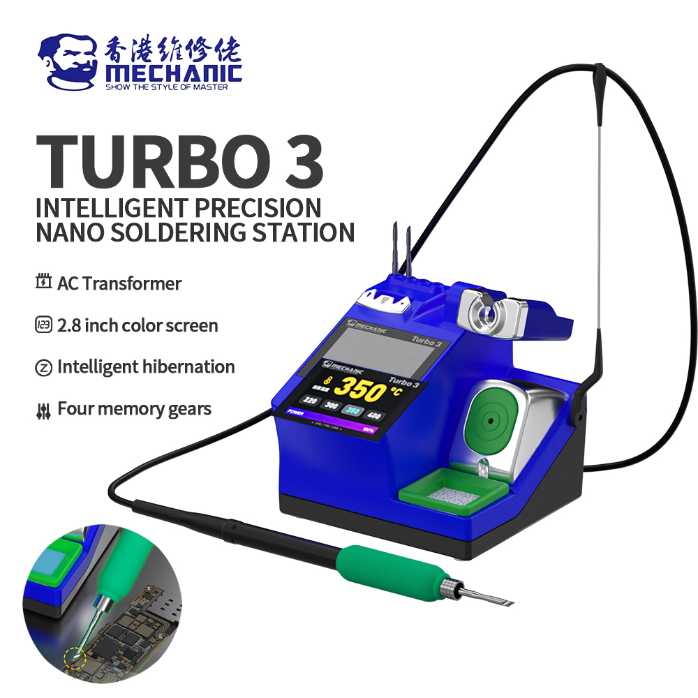 MECHANIC Turbo 3 150W Intellig - đánh giá và giá C210 Precision Soldering Station