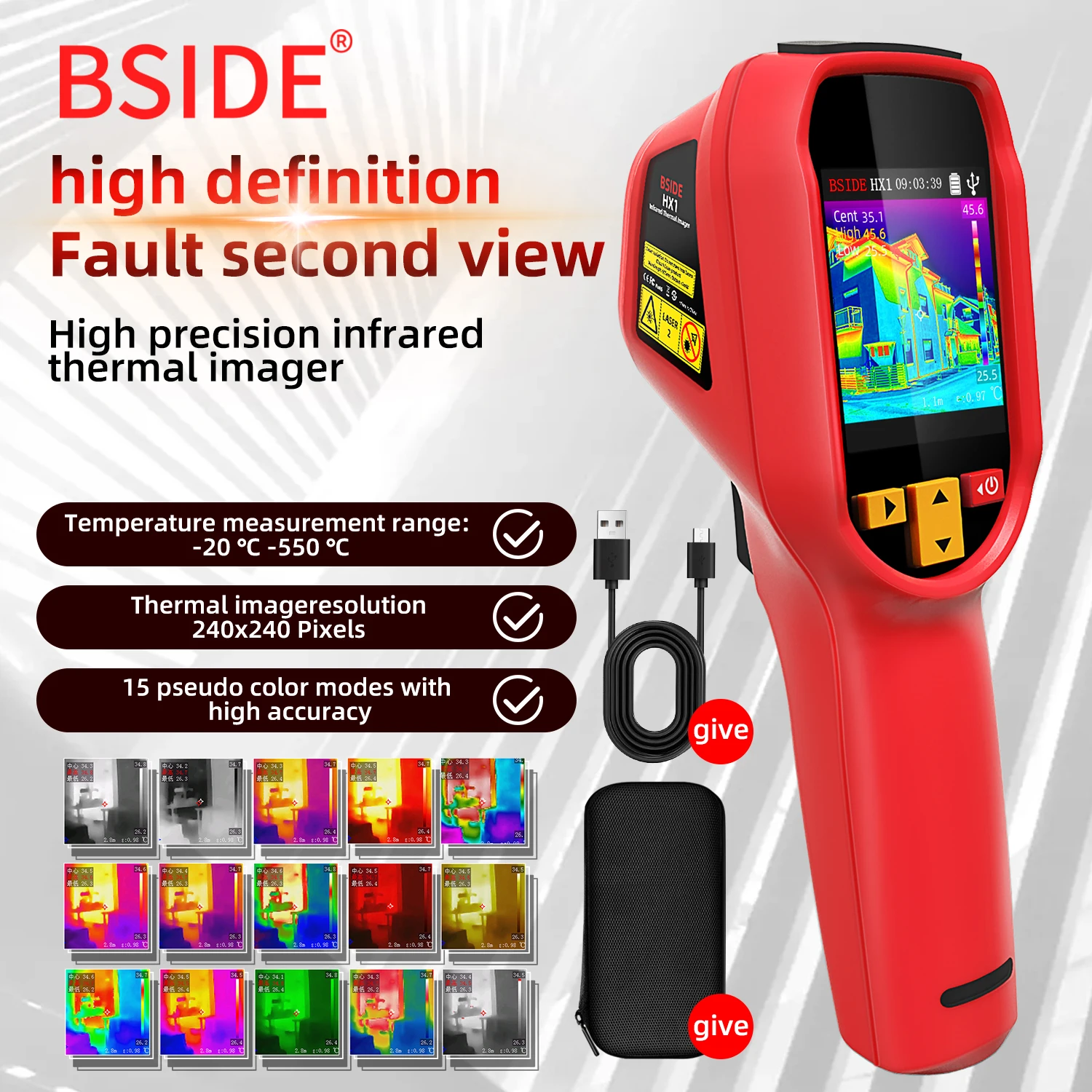 BSIDE HX1 240X240 Thermal Imag - đánh giá và giá Thermal Imaging Camera Pcb Repair