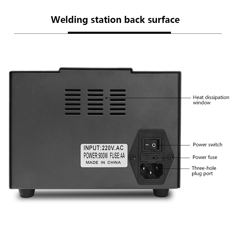 1000W220/110V 861DW HeatGun Le - đánh giá và giá Hot Air Rework Station 861Dw