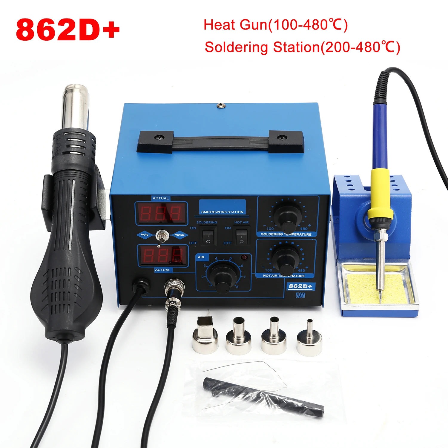 2 In 1 750W Soldering Station  - đánh giá và giá 2 In 1 Soldering Rework Station 750W