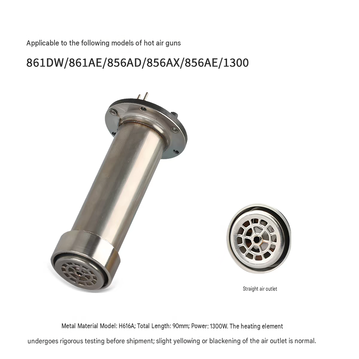 1000W 220V H616A Heating Core  - đánh giá và giá Hot Air Rework Station 861Dw