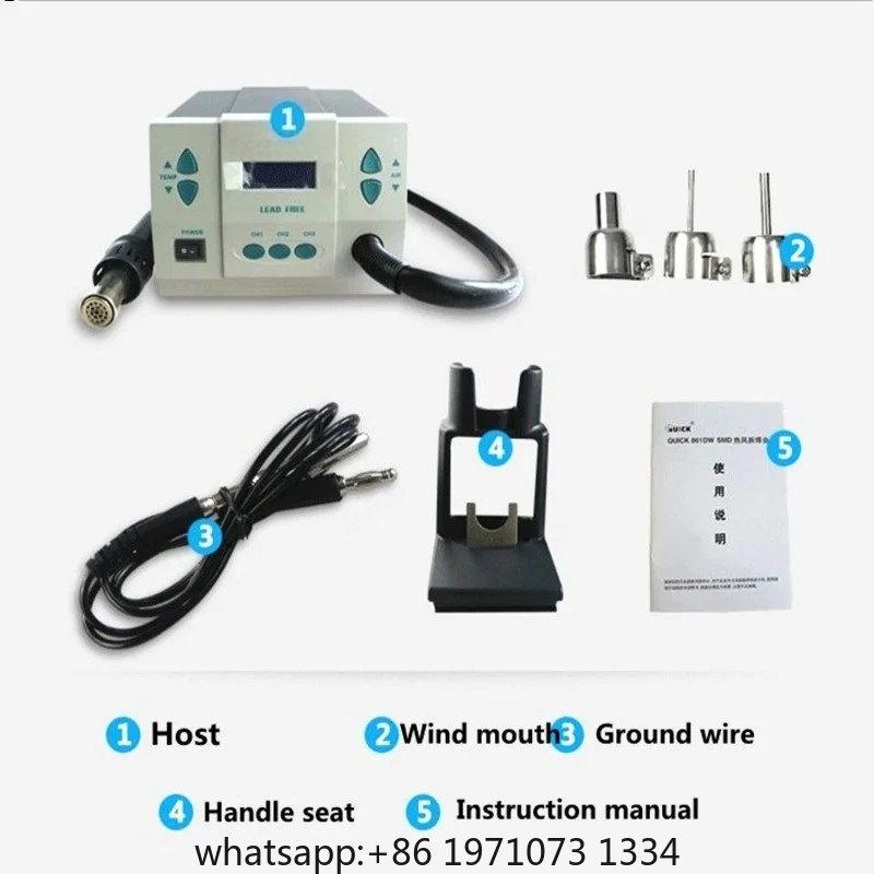 220V Original  861DW Heat Gun  - đánh giá và giá Hot Air Rework Station 861Dw