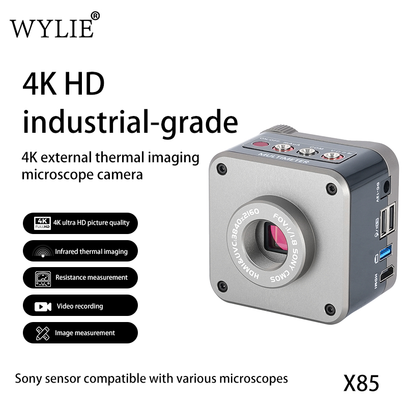 WYLIE X85 4K Industrial Micros - đánh giá và giá 4K Microscope Camera Sony Sensor