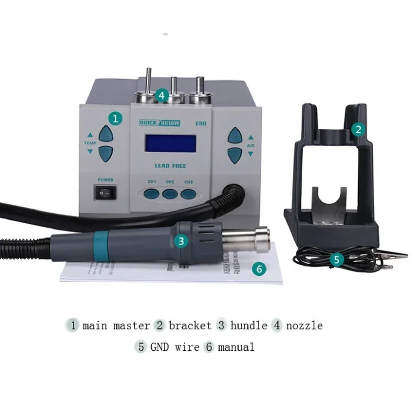 861DW Quick Heating Original T - đánh giá và giá Hot Air Rework Station 861Dw