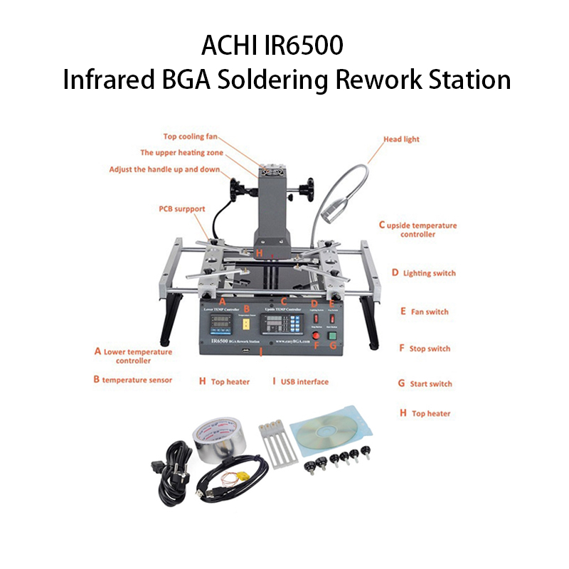 ACHI IR6500 Infrared BGA Solde - đánh giá và giá Infrared Bga Rework Station