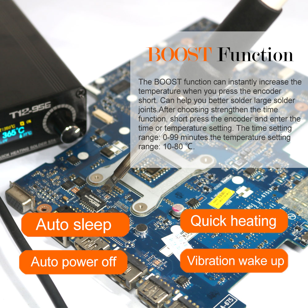 QUECOO T12-956 Soldering Digit - đánh giá và giá T12 Soldering Station Oled