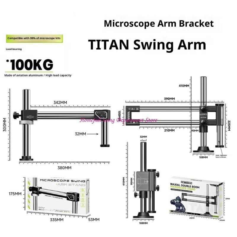 Giá đỡ cánh tay có khớp nối tr - đánh giá và giá Articulating Arm Boom Stand Microscope