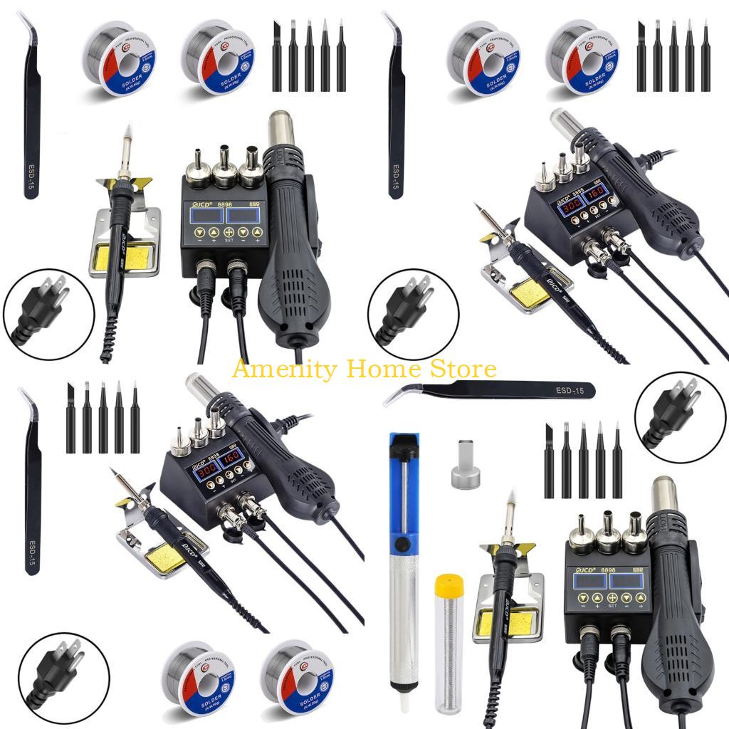 Máy hàn làm lại không khí nóng - đánh giá và giá 2 In 1 Soldering Rework Station 750W