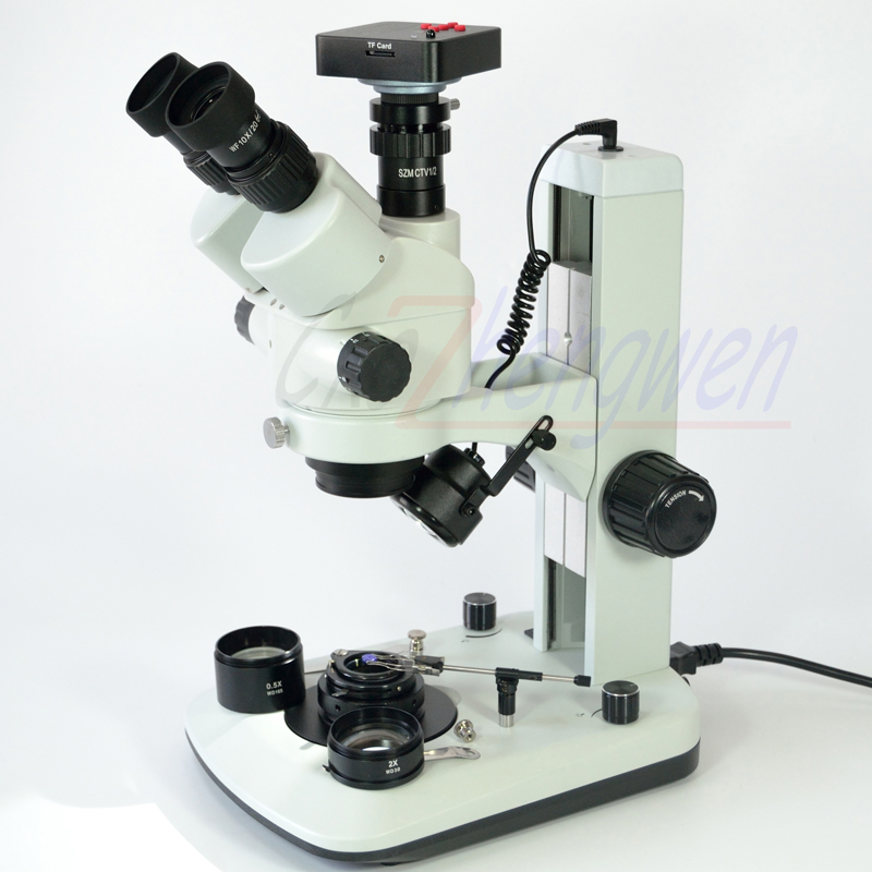 FYSCOPE 3.5X-90X 7X-45X Cao Cấ - đánh giá và giá Trinocular Stereo Microscope 7X-45X